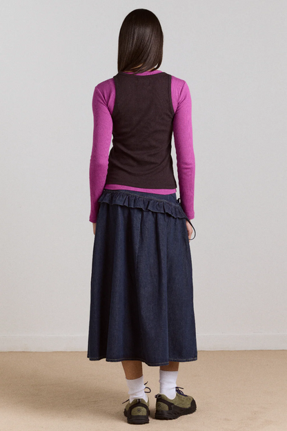 Bellamie Skirt - Dark Indigo