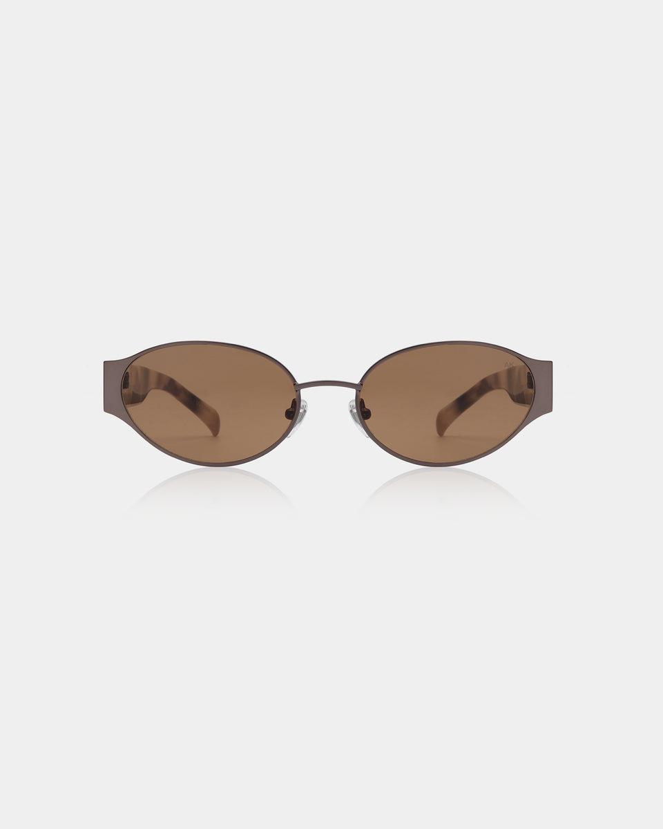 Bella Sunglasses - Matte Brown Cookie Dough