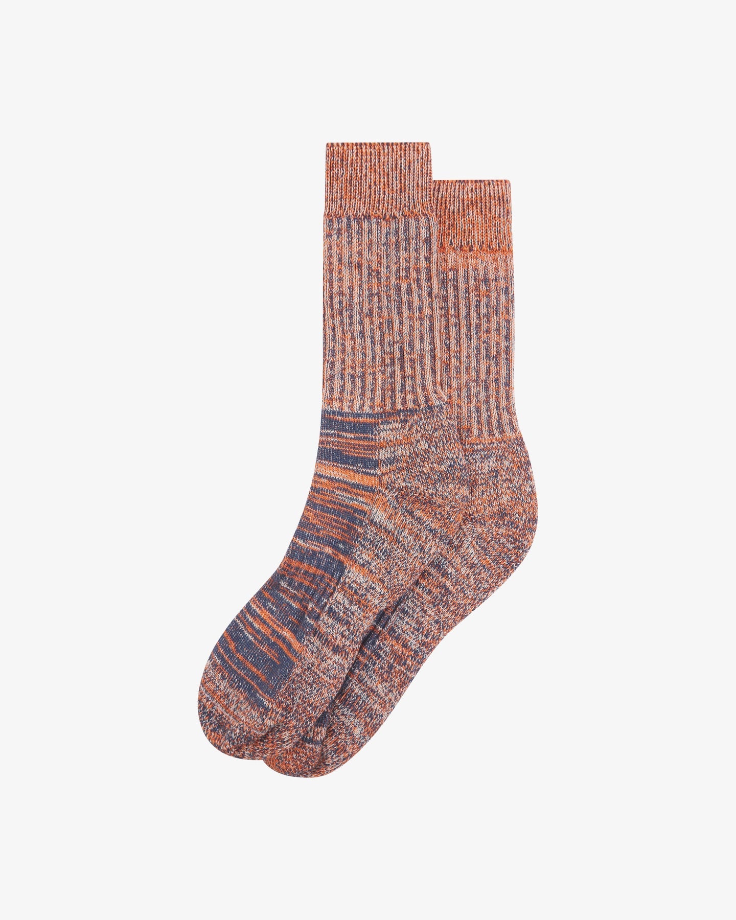 Colour Fuzz Socks - Volcanic Orange