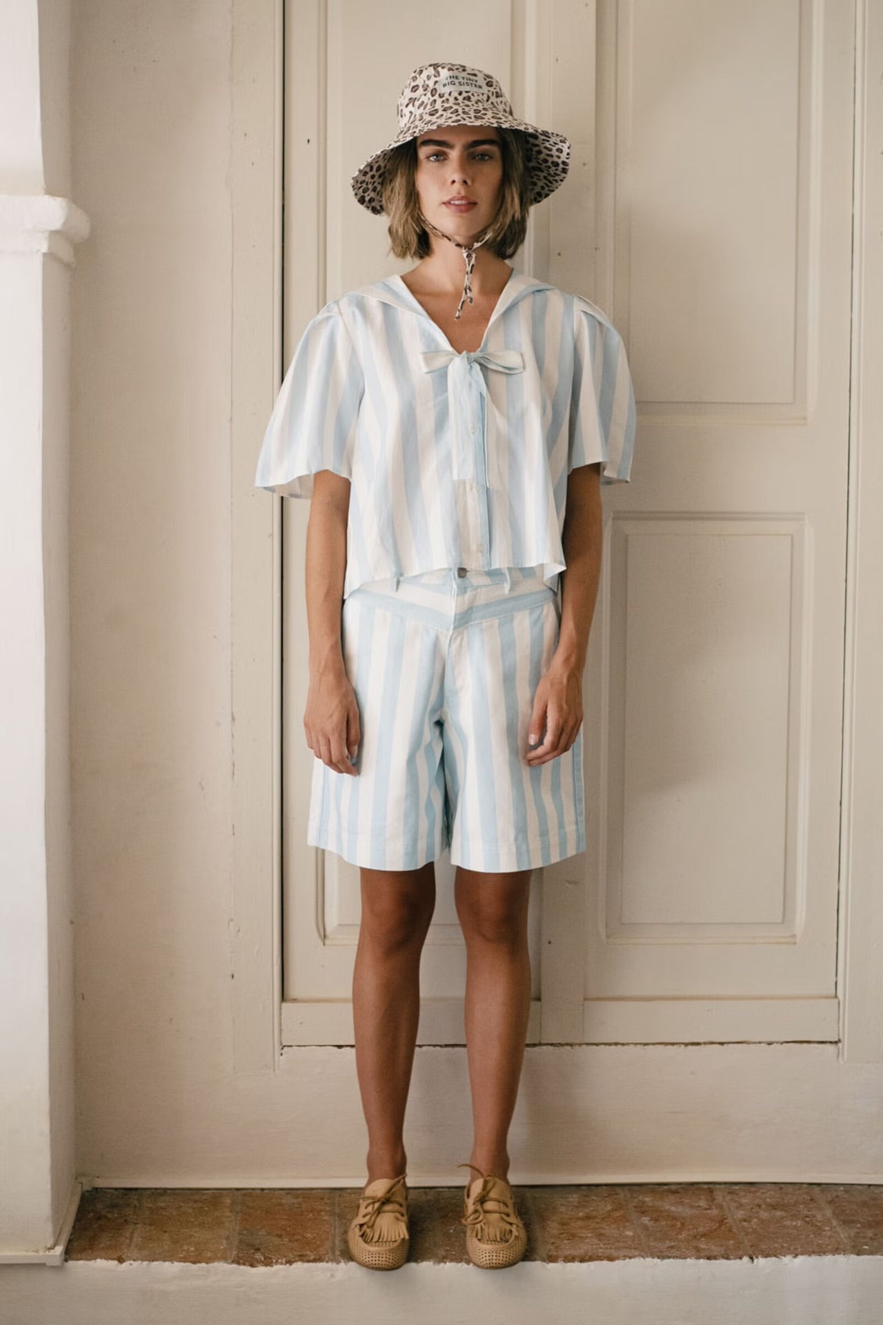 Stripes Bermuda Shorts
