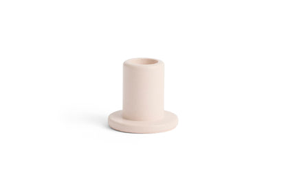 Tube Candle Holder Concrete Small - Light Pink