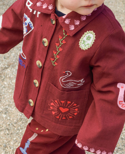 My Mini Jacket - Burgundy