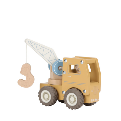 Little Dutch Wooden Crane and Peg Doll
