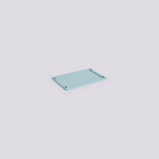 Colour Crate Lid Plastic Small - Dusty Blue