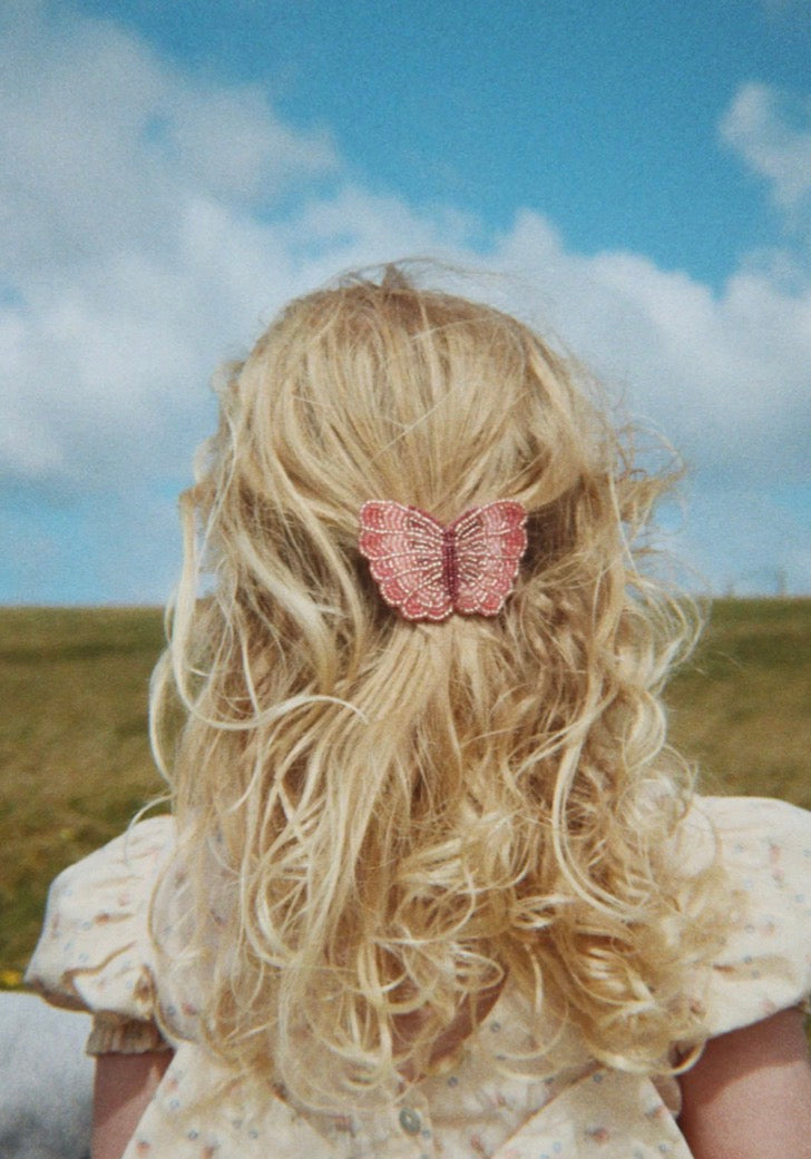 Butterfly Beaded Hair Clip
