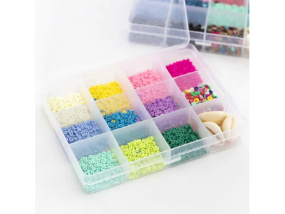 Box 11 Colours Heishi Beads & Charms 3mm