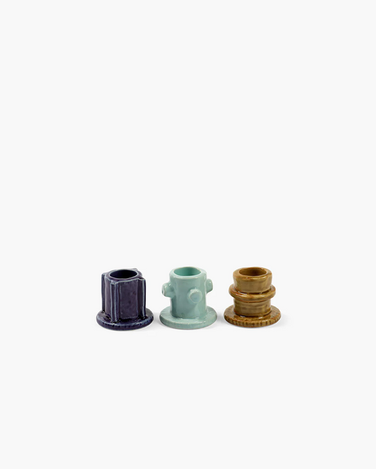 Candle Holder 01 Molly - Glazed - Single