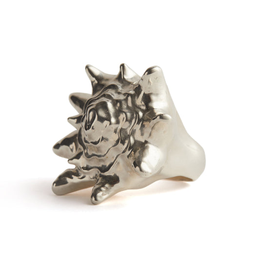 Queen Conch Ring - Silver