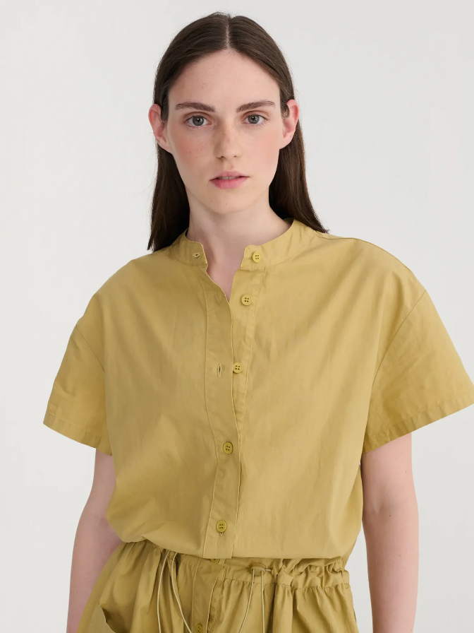 Round Collar Shirt Dress