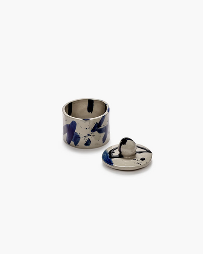 Storage Pot 01 - Beige Blue Sophia