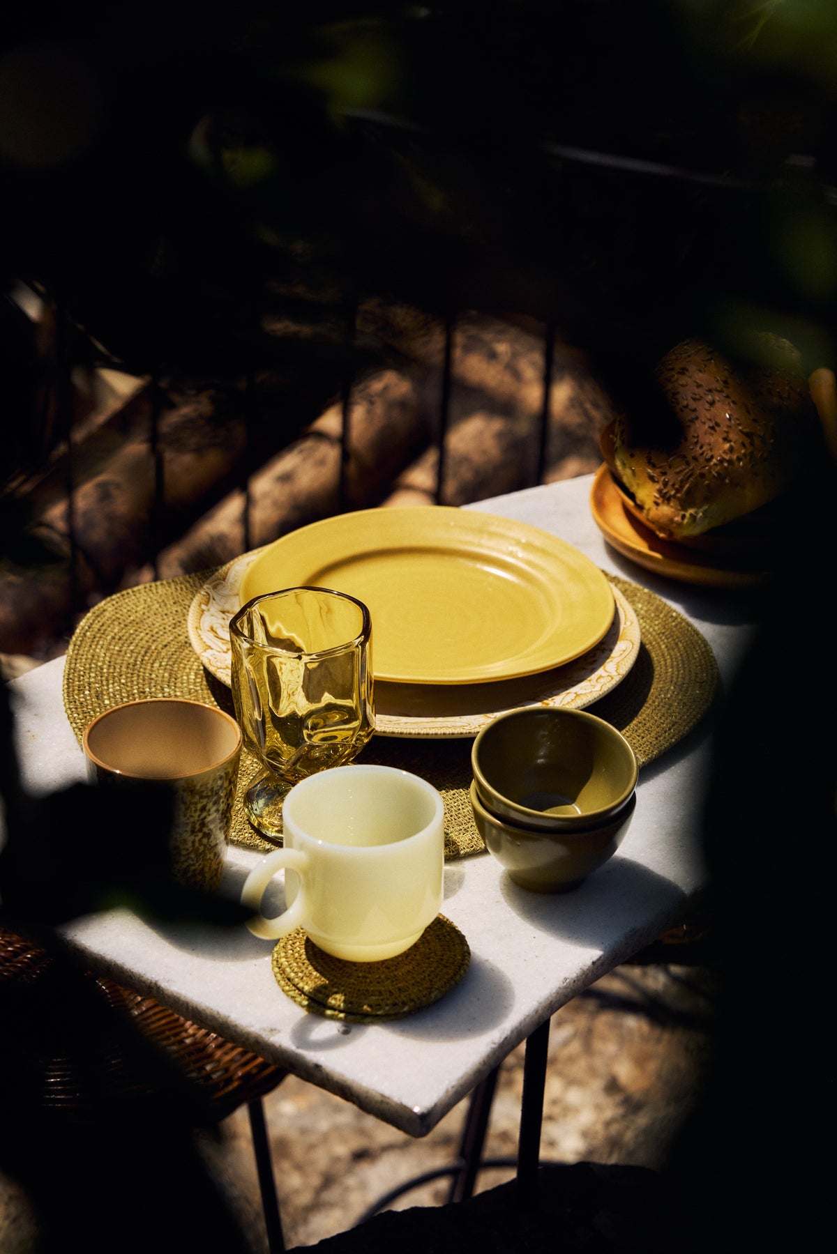 Farmhouse Ceramics : XS Bowls Moss (Set of 4)