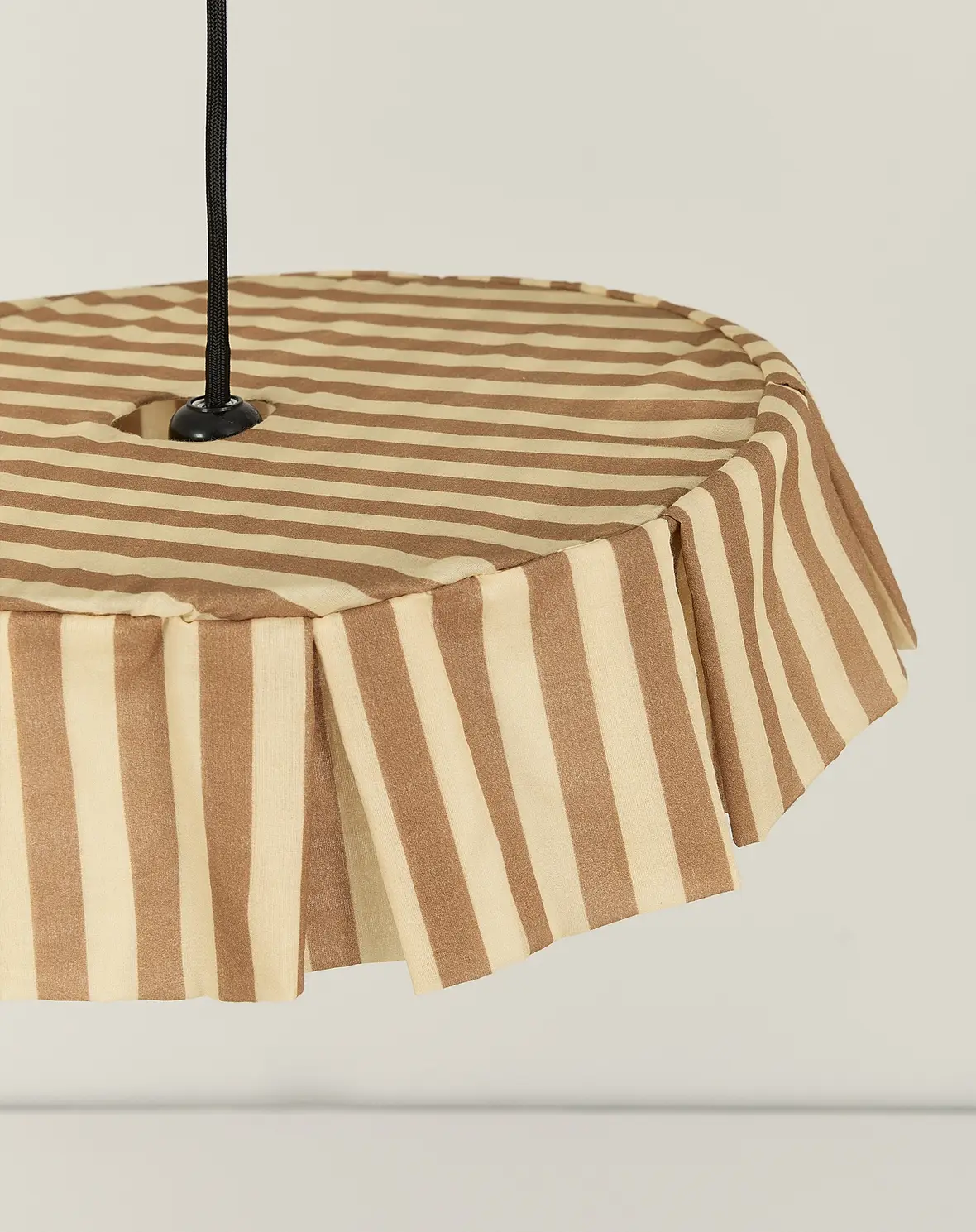 Vibes Lampshade - Brown Stripes
