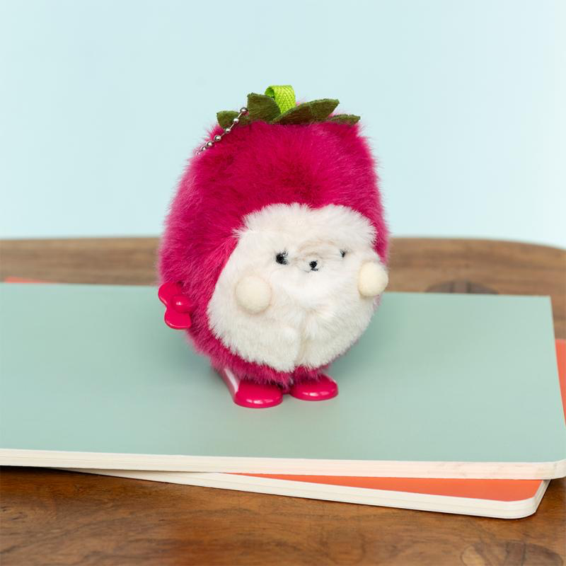 Fluffy Wind Up Toy Pitaya Dragon Fruit