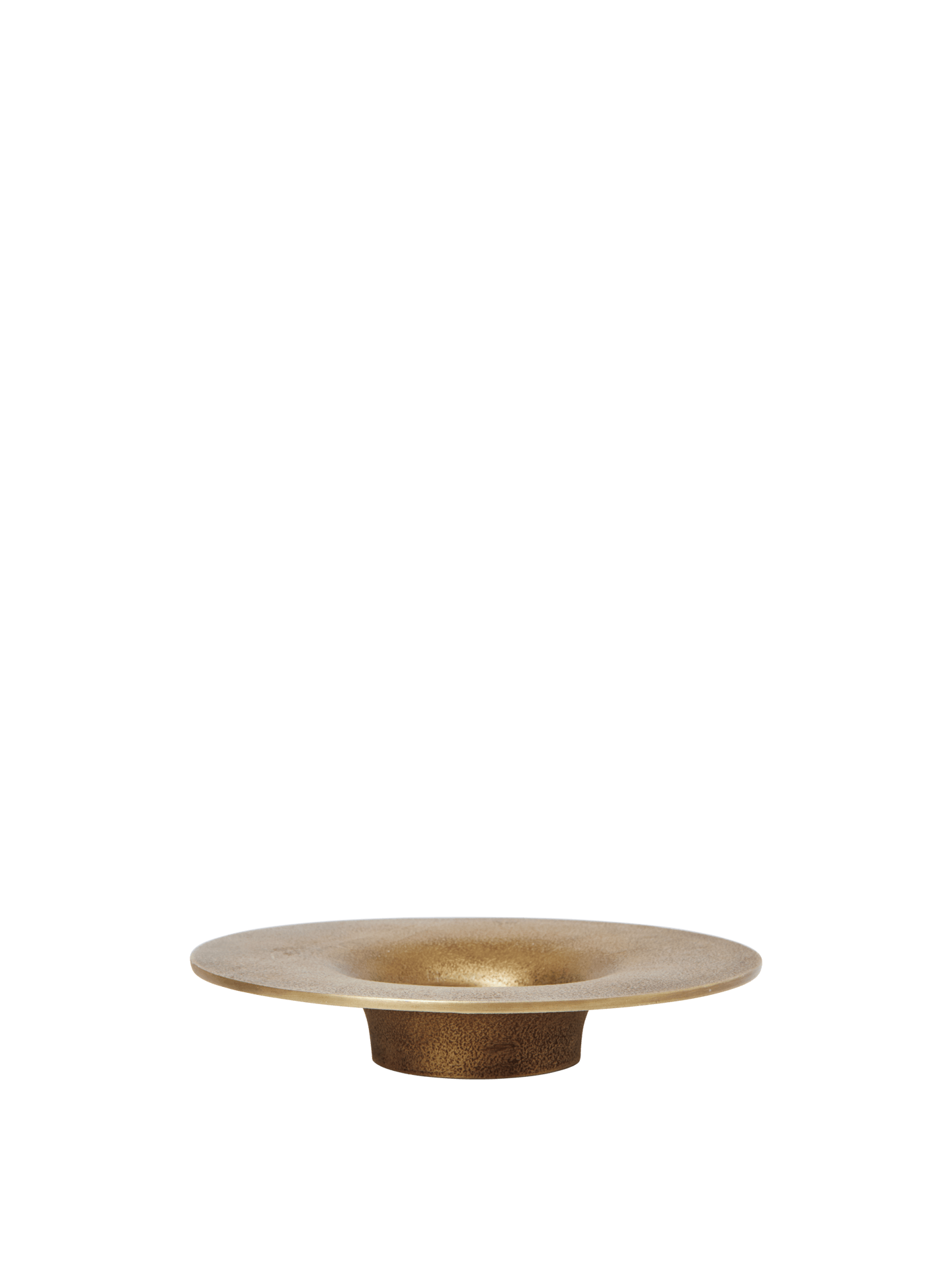 Soothe Block Candle Holder - Brass