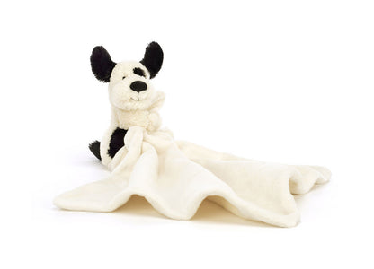 Bashful Black & Cream Puppy Soother