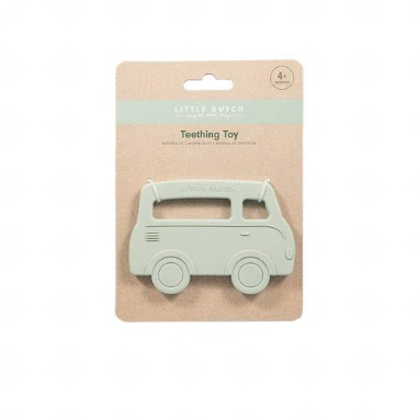 Silicone Teething Ring - Bus