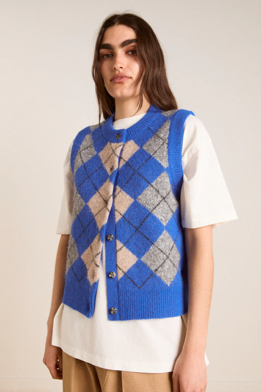 Aggie Argyle Vest