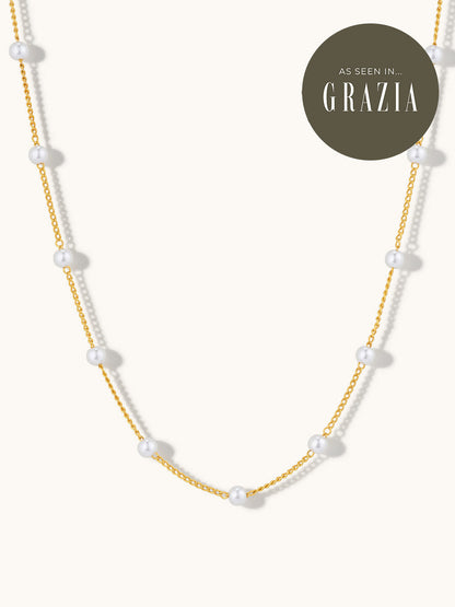 Gaia Pearl Necklace