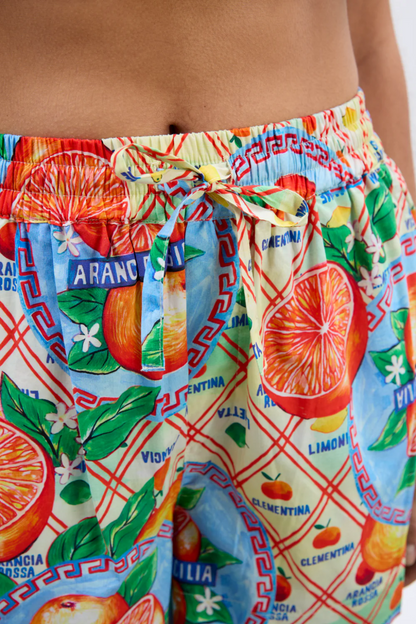 Pull On Shorts - Orange Wrappers