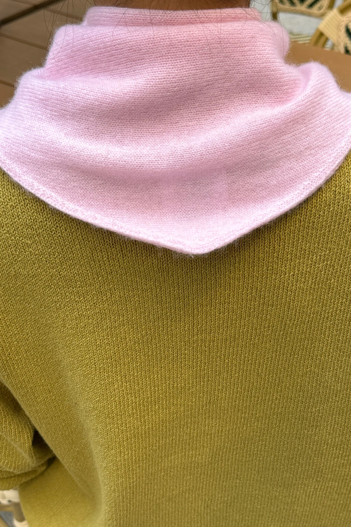 Cashmere Bandana - Baby Pink