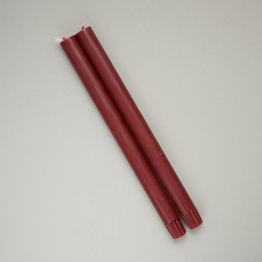 Dining Candles - Berry Red