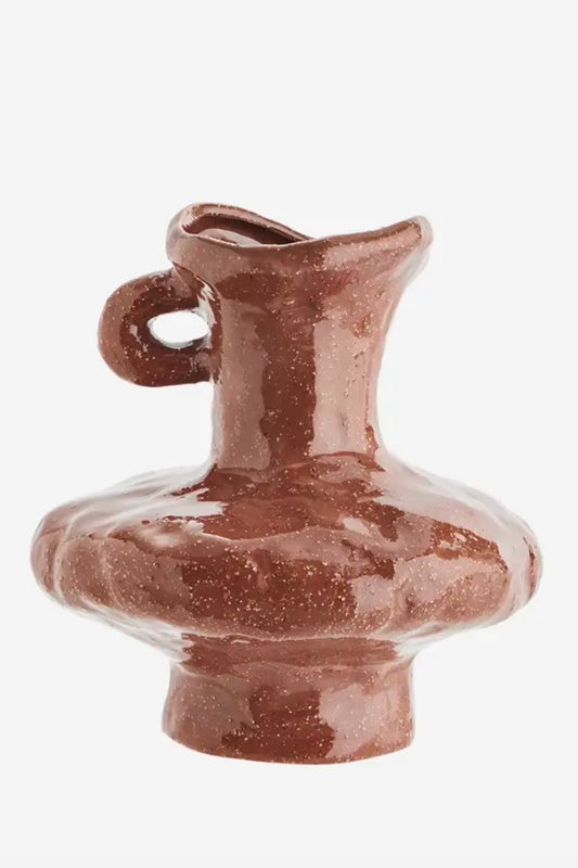 Small Stoneware Jug - Brown