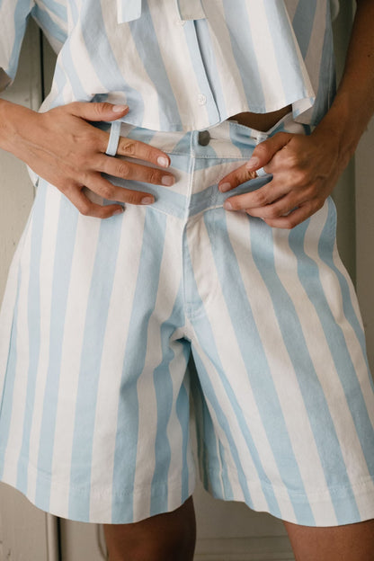Stripes Bermuda Shorts