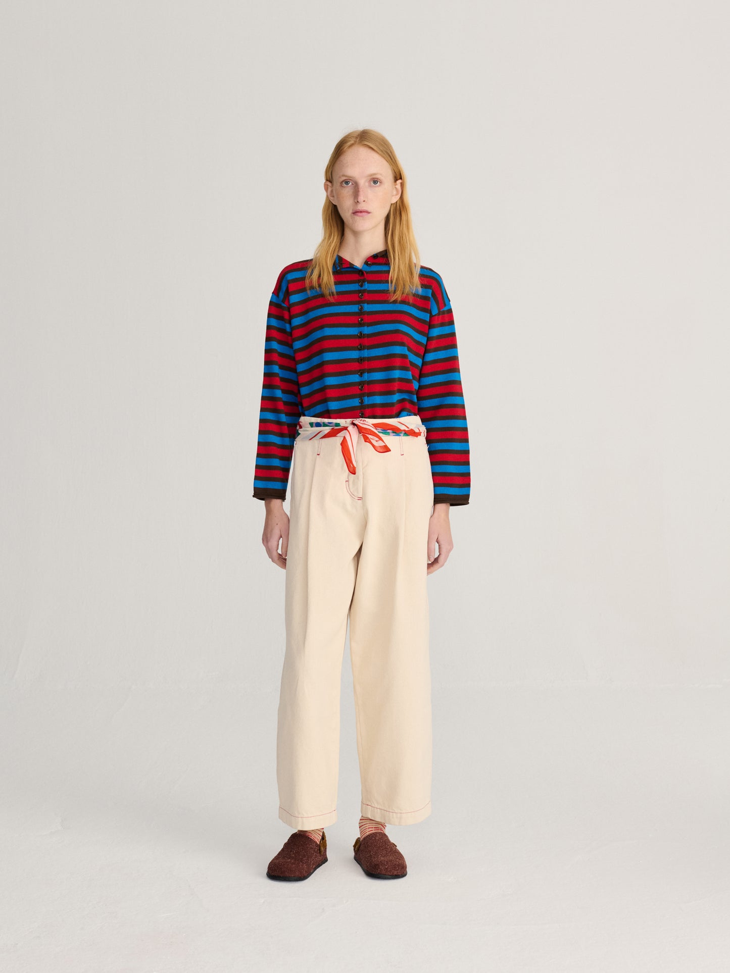Multi Colour Stripe Cardigan