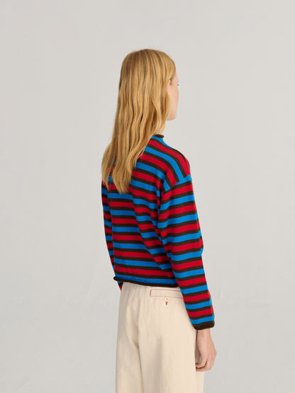 Multi Colour Stripe Cardigan