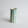 Mint Candy Stripe Pitcher