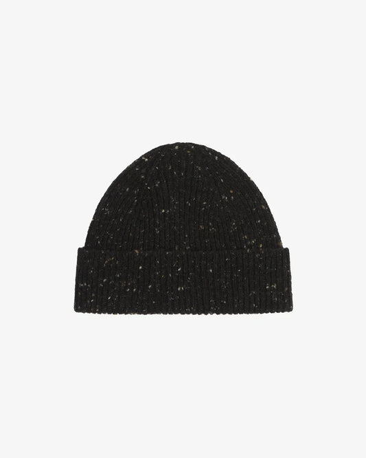 4003 Speckled Donegal Wool Hat- Black