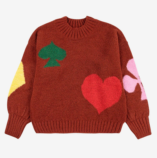Bobo Joker Jacquard Turtleneck Jumper by Bobo Choses