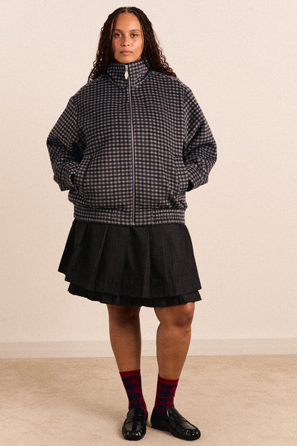Pixie Wool Bomber - Willow Gingham