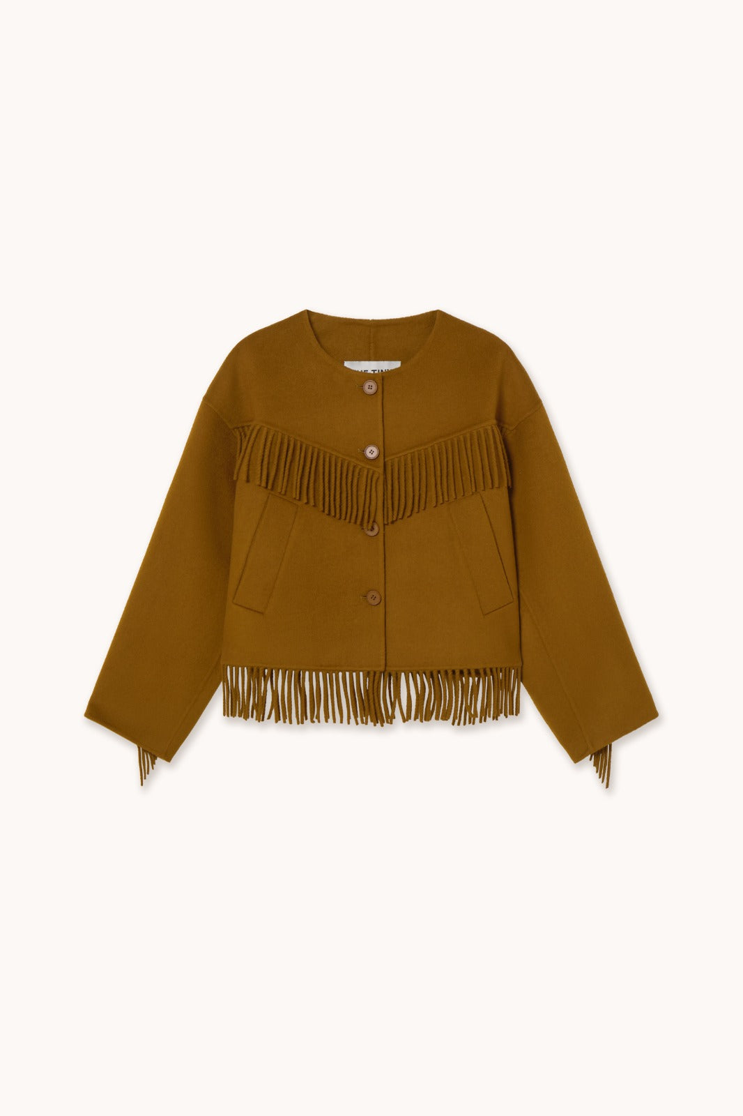 Fringed Short Coat - Bronze