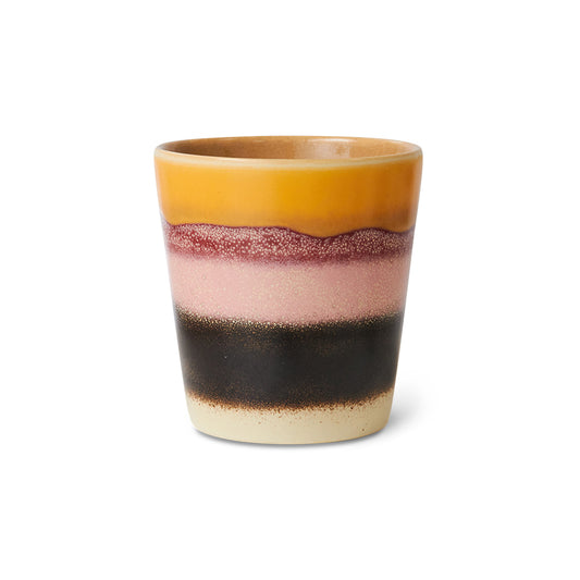 70s Ceramic Coffee Mug - Sunset