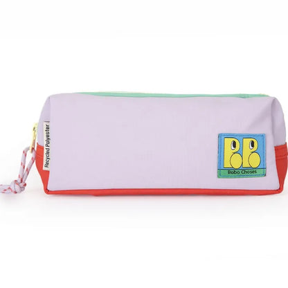 Lilac Colour Block Pencil Case