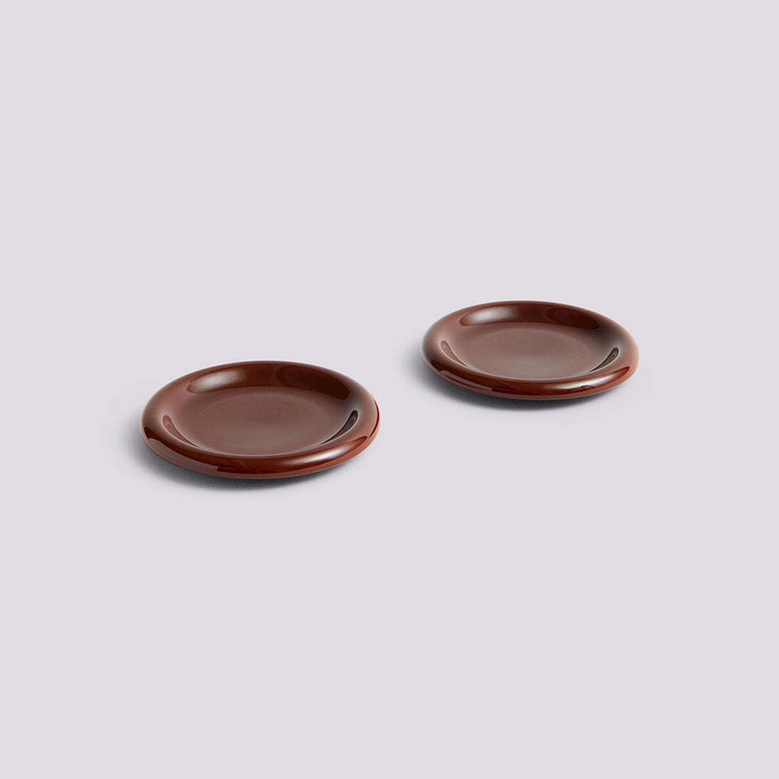 Barro Plate - Set Of 2 Burgundy