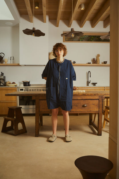 Mega Playsuit - Navy