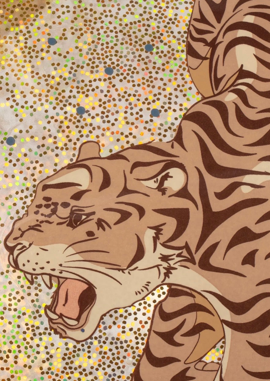 Glitter Jump Ball - Tiger