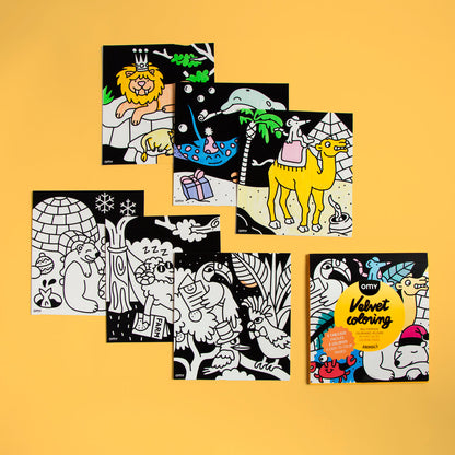 Velvet Colouring - Animals