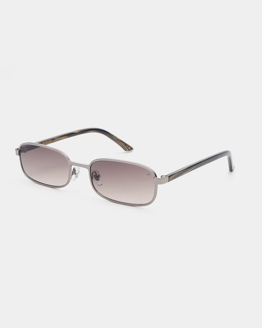 Noah Sunglasses - Silver Stripe Horn