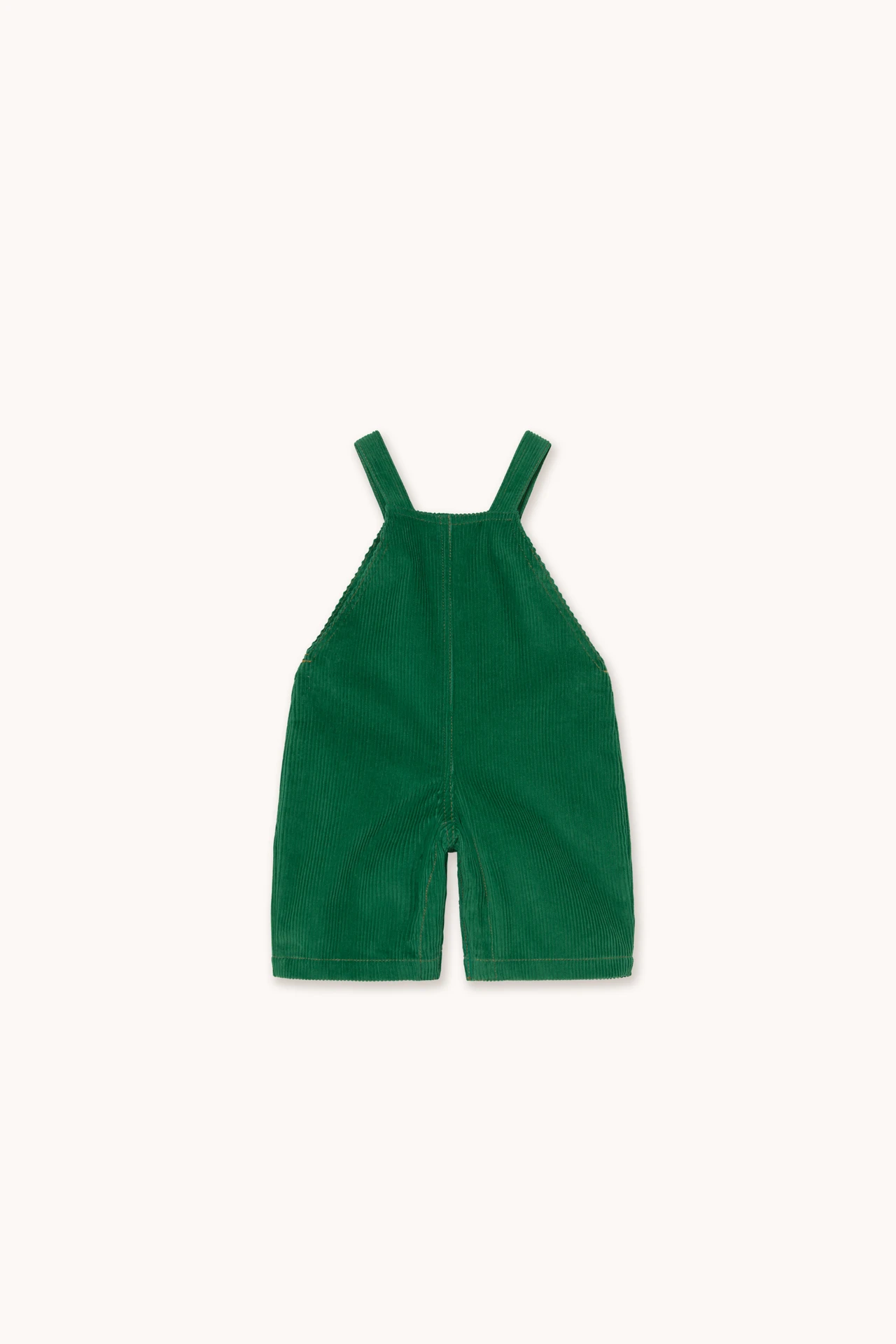 Corduroy Dungarees - Dark Emerald