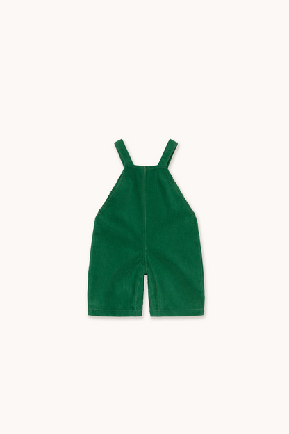 Corduroy Dungarees - Dark Emerald
