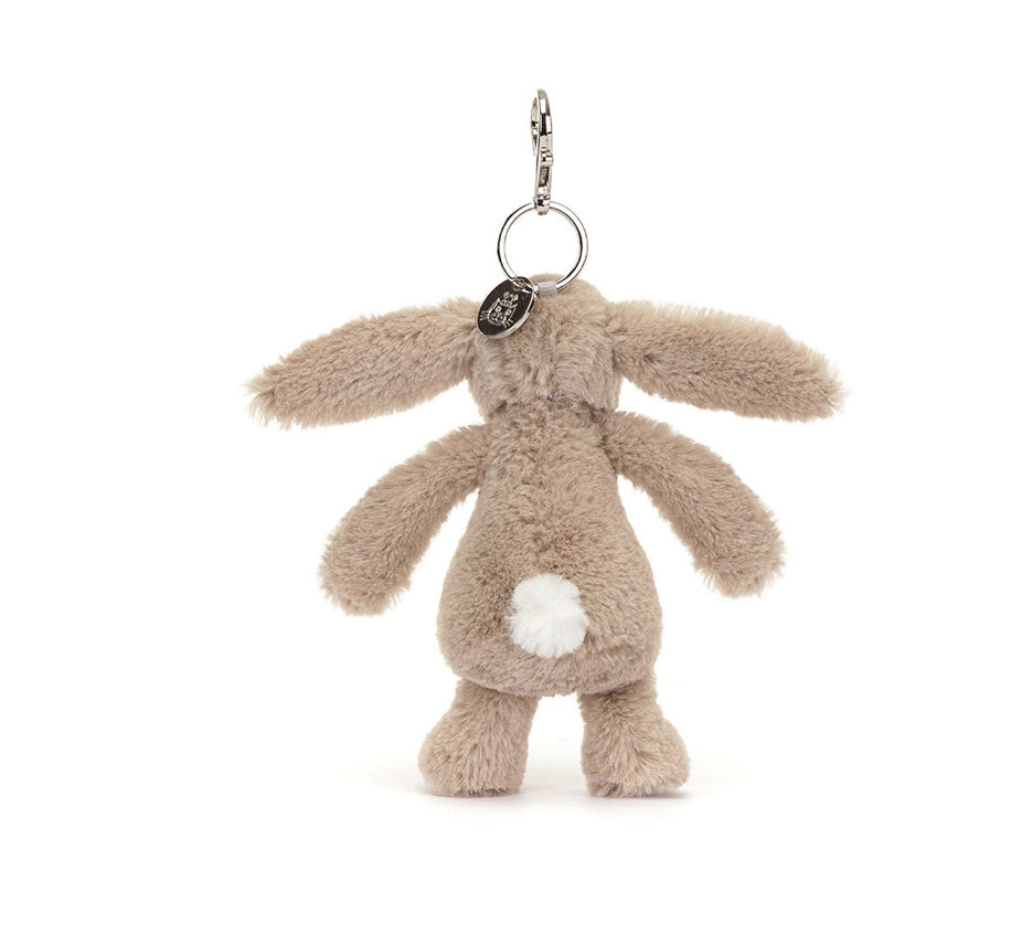 Blossom Beige Bunny Bag Charm