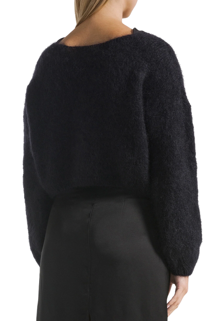 Cornelia Cropped Cardigan - Black