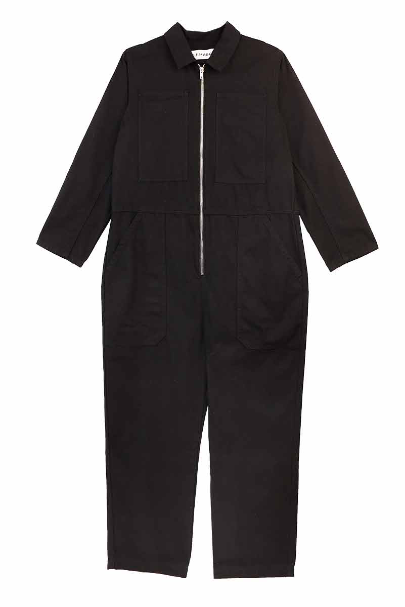 Dominic Boilersuit - Black