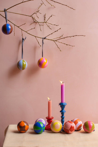 Aurora & Chintz Harlequin Bauble