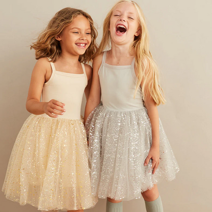 Silver Sparkle Party Dress