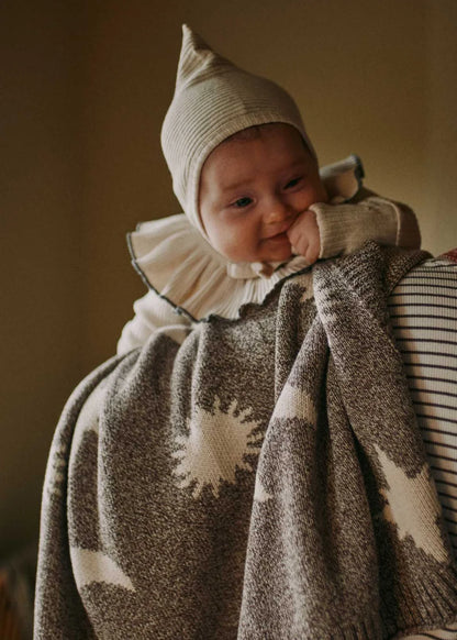 Cozmo Moon Stars Blanket - Mushroom
