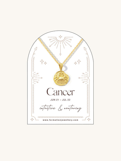Cancer Zodiac Necklace